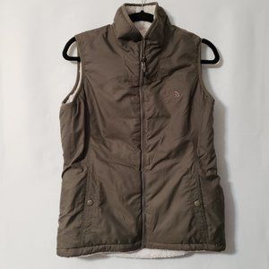 The North Face Insulated Fleece & Puffer Reversible Vest Atyn Style sz Medium